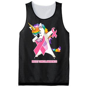 inspirational Breast Cancer Awareness Unicorn Mesh Reversible Basketball Jersey Tank