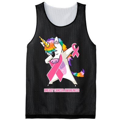 inspirational Breast Cancer Awareness Unicorn Mesh Reversible Basketball Jersey Tank