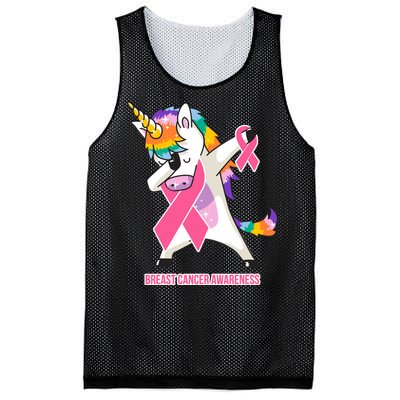 inspirational Breast Cancer Awareness Unicorn Mesh Reversible Basketball Jersey Tank