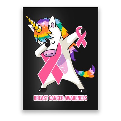 inspirational Breast Cancer Awareness Unicorn Poster