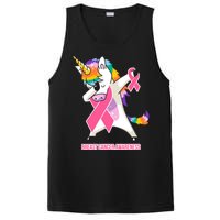 inspirational Breast Cancer Awareness Unicorn PosiCharge Competitor Tank