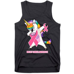 inspirational Breast Cancer Awareness Unicorn Tank Top