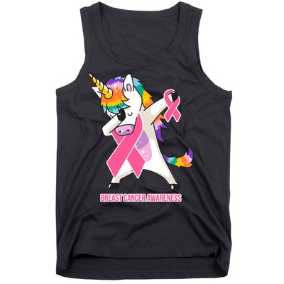 inspirational Breast Cancer Awareness Unicorn Tank Top