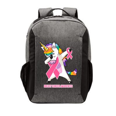 inspirational Breast Cancer Awareness Unicorn Vector Backpack