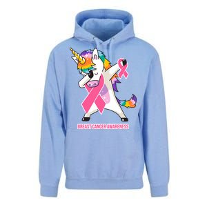 inspirational Breast Cancer Awareness Unicorn Unisex Surf Hoodie