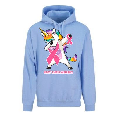 inspirational Breast Cancer Awareness Unicorn Unisex Surf Hoodie