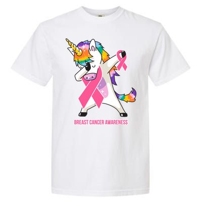 inspirational Breast Cancer Awareness Unicorn Garment-Dyed Heavyweight T-Shirt