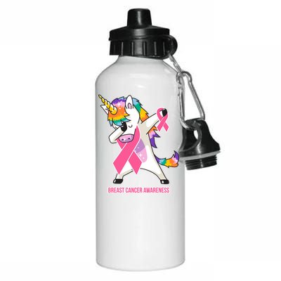 inspirational Breast Cancer Awareness Unicorn Aluminum Water Bottle