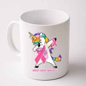 inspirational Breast Cancer Awareness Unicorn Coffee Mug