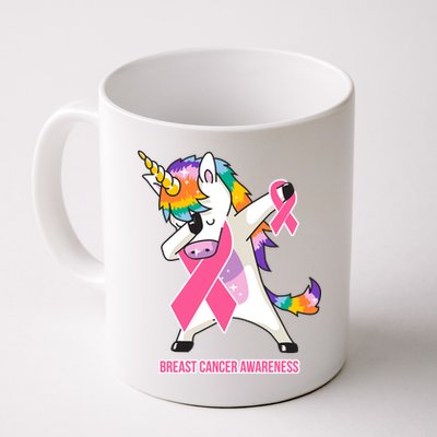 inspirational Breast Cancer Awareness Unicorn Coffee Mug