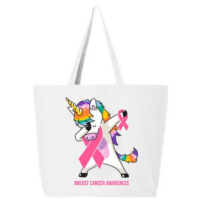 inspirational Breast Cancer Awareness Unicorn 25L Jumbo Tote