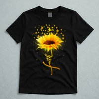 Inspirational Faith Sunflower & Butterflies T-Shirt