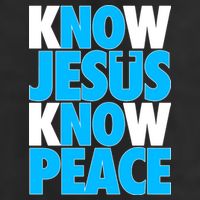 Inspirational Know Jesus Know Peace Adult Drive Performance Visor