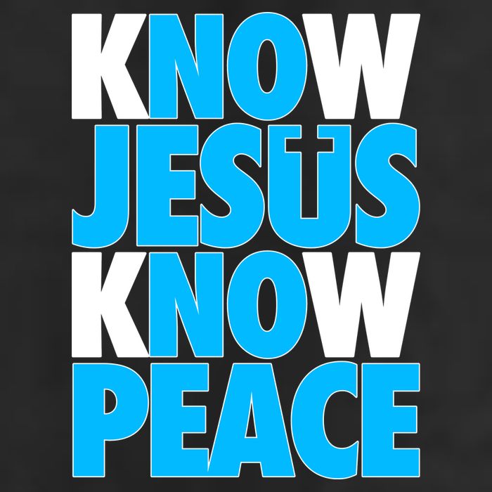 Inspirational Know Jesus Know Peace Adult Drive Performance Visor