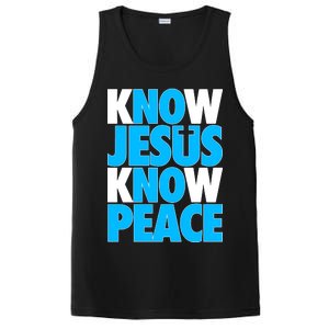 Inspirational Know Jesus Know Peace PosiCharge Competitor Tank