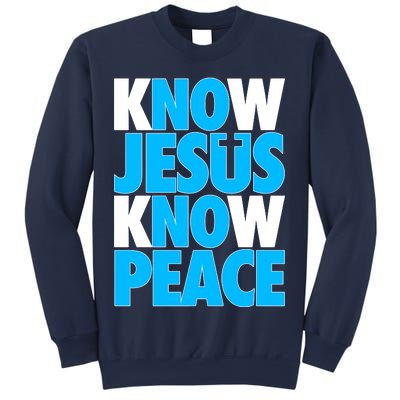 Inspirational Know Jesus Know Peace Sweatshirt