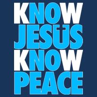 Inspirational Know Jesus Know Peace Tie-Dye T-Shirt