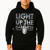 Inspirational Light Up The Darkness John 8:12 Hoodie
