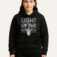 Inspirational Light Up The Darkness John 8:12 Hoodie
