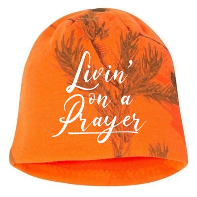 Inspirational Livin' On A Prayer Kati - Camo Knit Beanie