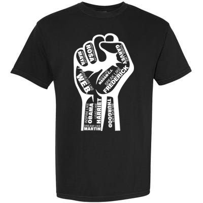 Inspirational People Black History Month Fist Garment-Dyed Heavyweight T-Shirt