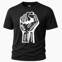 Inspirational People Black History Month Fist Cooling Performance Crew T-Shirt