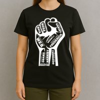 Inspirational People Black History Month Fist T-Shirt