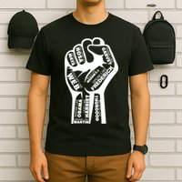 Inspirational People Black History Month Fist T-Shirt