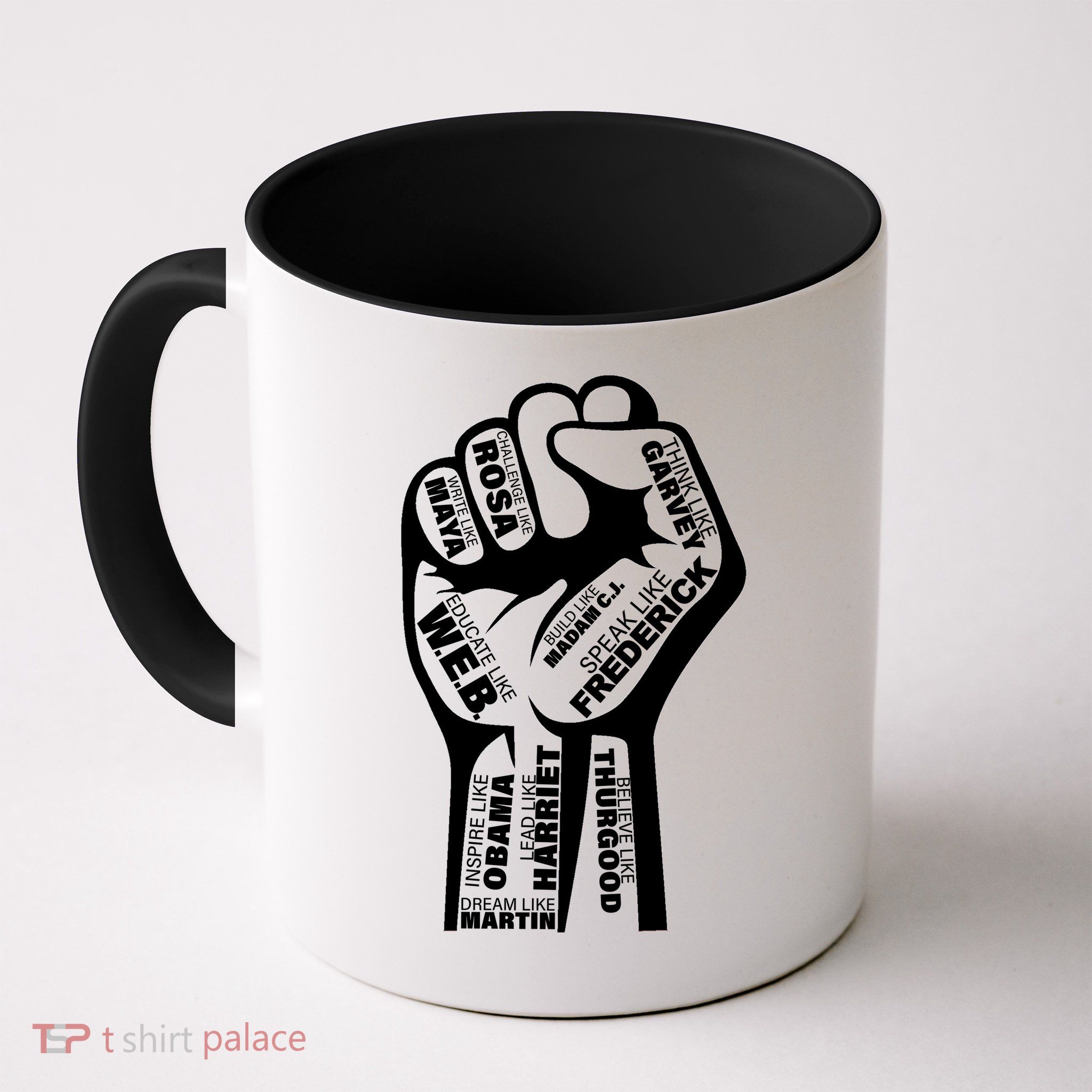 Inspirational People Black History Month Fist Coffee Mug