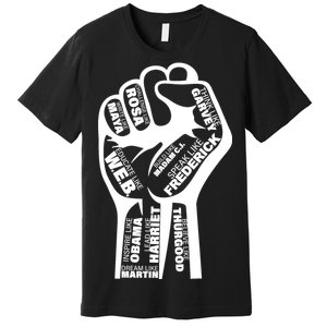 Inspirational People Black History Month Fist Premium T-Shirt