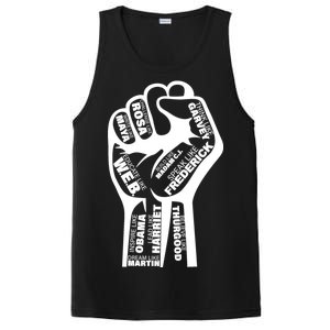 Inspirational People Black History Month Fist PosiCharge Competitor Tank