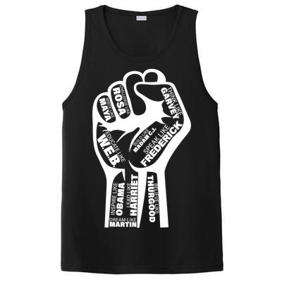 Inspirational People Black History Month Fist PosiCharge Competitor Tank