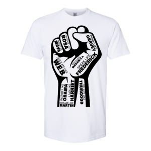 Inspirational People Black History Month Fist Softstyle CVC T-Shirt