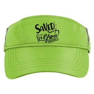 Inspirational Saved by Grace Ephesians 2:8 Adult Drive Performance Visor