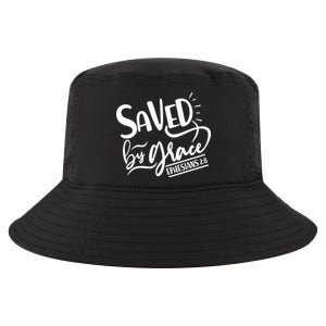 Inspirational Saved by Grace Ephesians 2:8 Cool Comfort Performance Bucket Hat