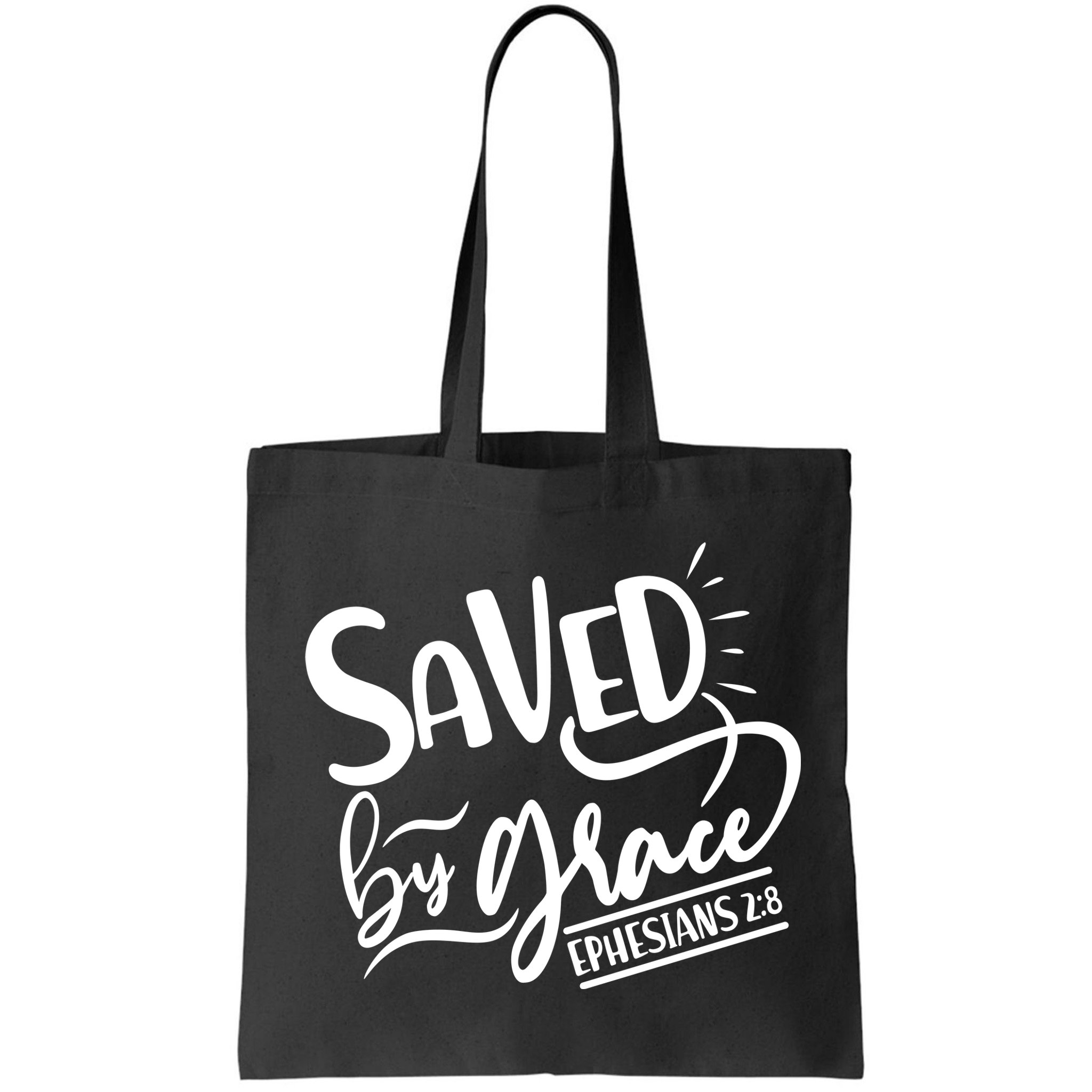 Inspirational Saved by Grace Ephesians 2:8 Bag