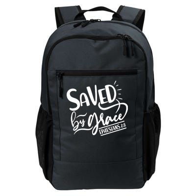 Inspirational Saved by Grace Ephesians 2:8 Daily Commute Backpack