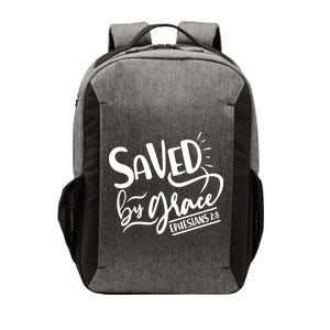 Inspirational Saved by Grace Ephesians 2:8 Vector Backpack