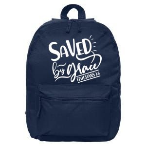 Inspirational Saved by Grace Ephesians 2:8 16 in Basic Backpack