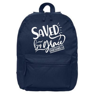 Inspirational Saved by Grace Ephesians 2:8 16 in Basic Backpack