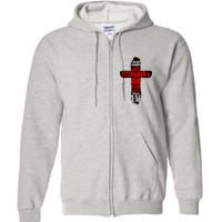 Inspirational The Power Of God Cross Romans 1:16 Full Zip Hoodie