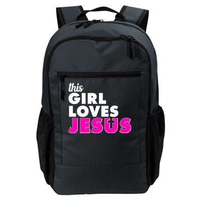 Inspirational This Girl Loves Jesus Daily Commute Backpack