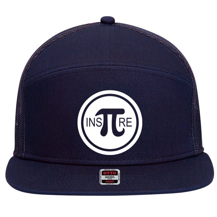 Inspire Pi 3.14 7 Panel Mesh Trucker Snapback Hat