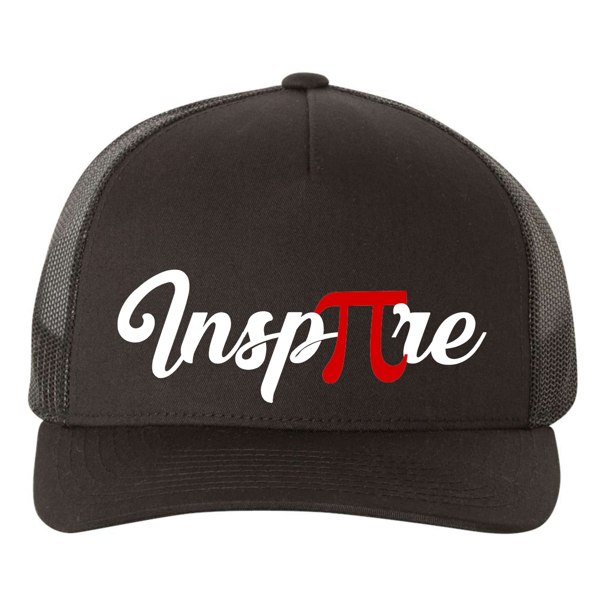 InsPIre Pi Day Logo 3.14 Yupoong Adult 5-Panel Trucker Hat