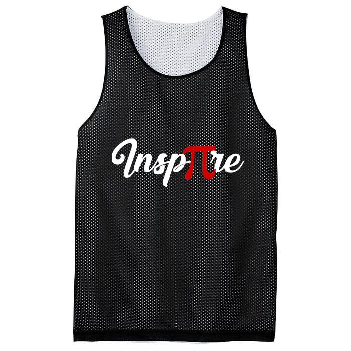 InsPIre Pi Day Logo 3.14 Mesh Reversible Basketball Jersey Tank