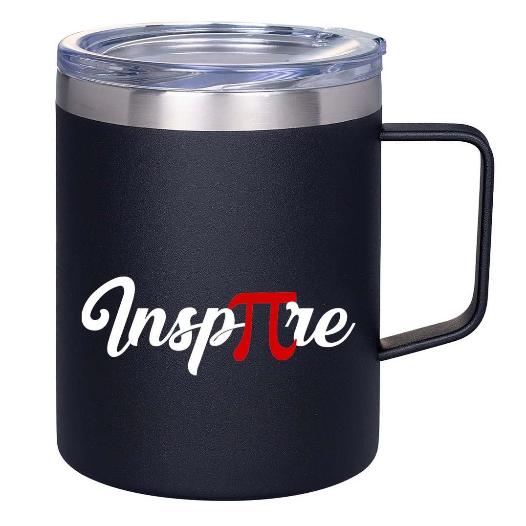 InsPIre Pi Day Logo 3.14 12oz Stainless Steel Coffee Mug
