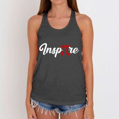 InsPIre Pi Day Logo 3.14 Women's Knotted Racerback Tank
