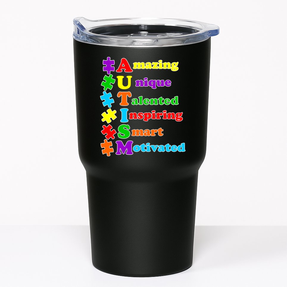 Inspiring Autism Awareness Amazing Smart Unique Puzzle Tumbler