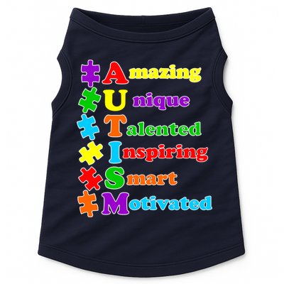 Inspiring Autism Awareness Amazing Smart Unique Puzzle Doggie Tank