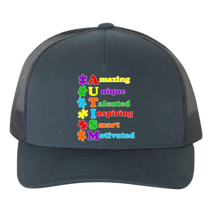 Inspiring Autism Awareness Amazing Smart Unique Puzzle Yupoong Adult 5-Panel Trucker Hat